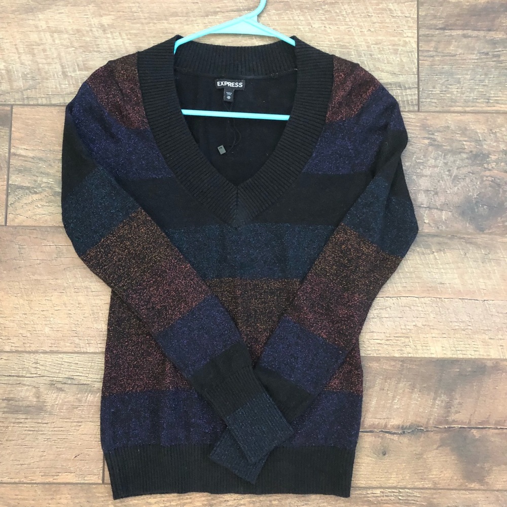 Express Metallic Sweater